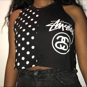 Vintage Stussy Crop Top